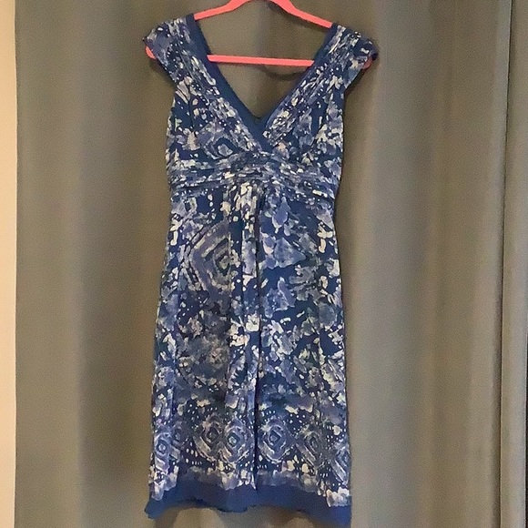 Adrianna Papell Dresses & Skirts - 💥 Adriana Papell blue silk dress size 6